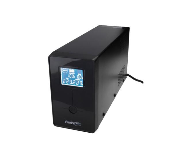 Gembird UPS 850VA Line-in 2x IEC USB LCD - 1230989 - zdjęcie 2